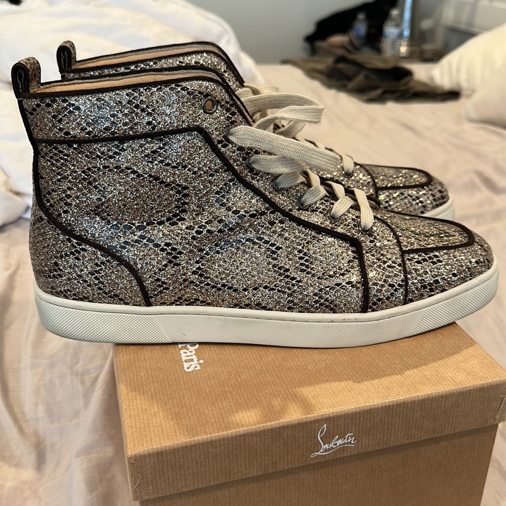 Authentic Christian Louboutin - high top sneakers